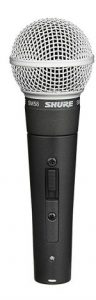 Microfono dinamico Shure 58 cual es el mejor microfono para cantar en conciertos que microfono me compro para cantar en mi banda