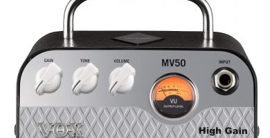 Amplificador cabezal hibrido guitarra principiantes Vox MV50 HIGH GAIN 50w