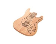 Tabla de madera de aliso con forma de guitarra Fender Stratocaster regalos para guitarristas fans de fender stratocaster eric clapton john frusciante