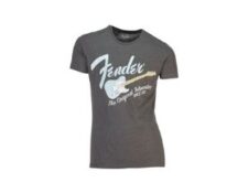 Camiseta Fender original Telecaster color gris camisetas para guitarristas camisetas para bajistas camisetas para musicos